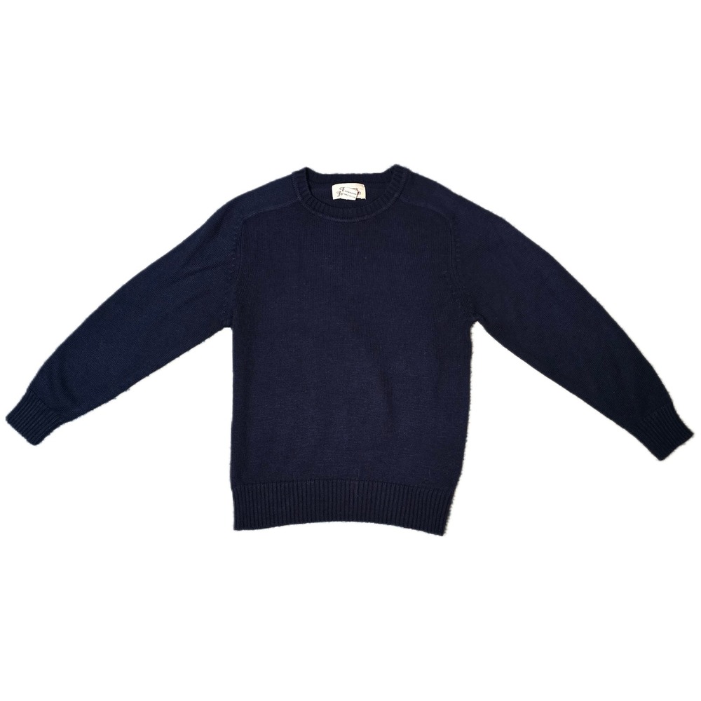 Essex Junction Mens‎ Navy Blue Acrylic Crew Neck Long Sleeve Sweater Size S (AE)